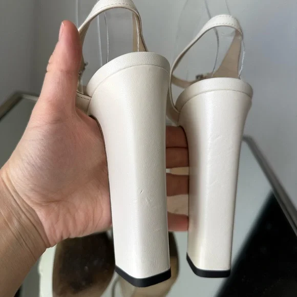 Jimmy Choo Heloise 120MM Leather Platform Sandals $995 39 - Picture 13 of 16